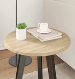 VidaXL Tafelblad Sonoma eiken 40 x 40 x 1.5 cm Bewerkt hout