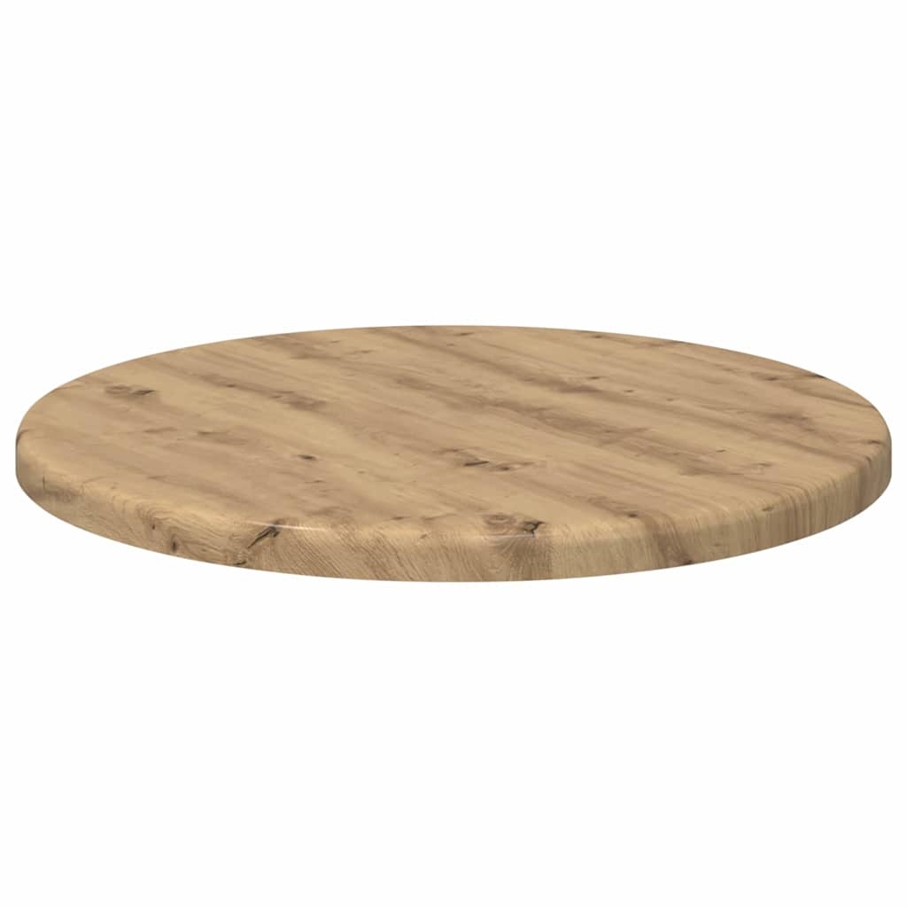 VidaXL Tafelblad artisanaal eikenkleurig 30 x 30 x 1.5 cm Bewerkt hout
