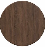VidaXL Tafelblad bruin eikenkleur 30 x 30 x 1.5 cm Bewerkt hout