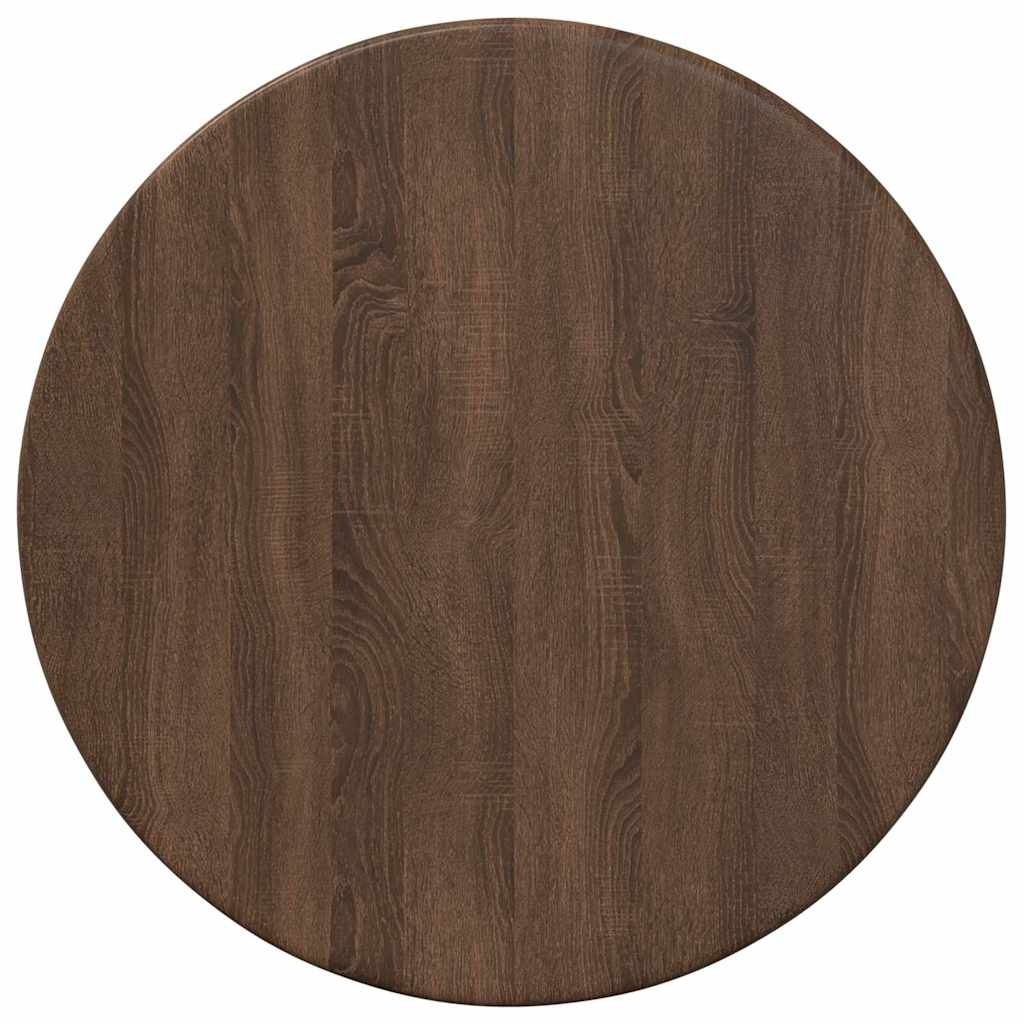 VidaXL Tafelblad bruin eikenkleur 30 x 30 x 1.5 cm Bewerkt hout