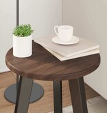 VidaXL Tafelblad bruin eikenkleur 30 x 30 x 1.5 cm Bewerkt hout