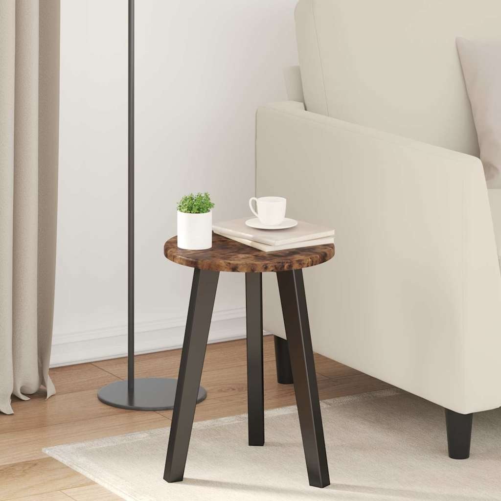 VidaXL Tafelblad Gerookt eiken 30 x 30 x 1.5 cm Bewerkt hout