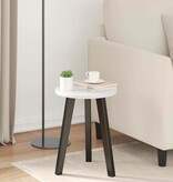 VidaXL Tafelblad Hoogglans wit 30 x 30 x 1.5 cm Bewerkt hout