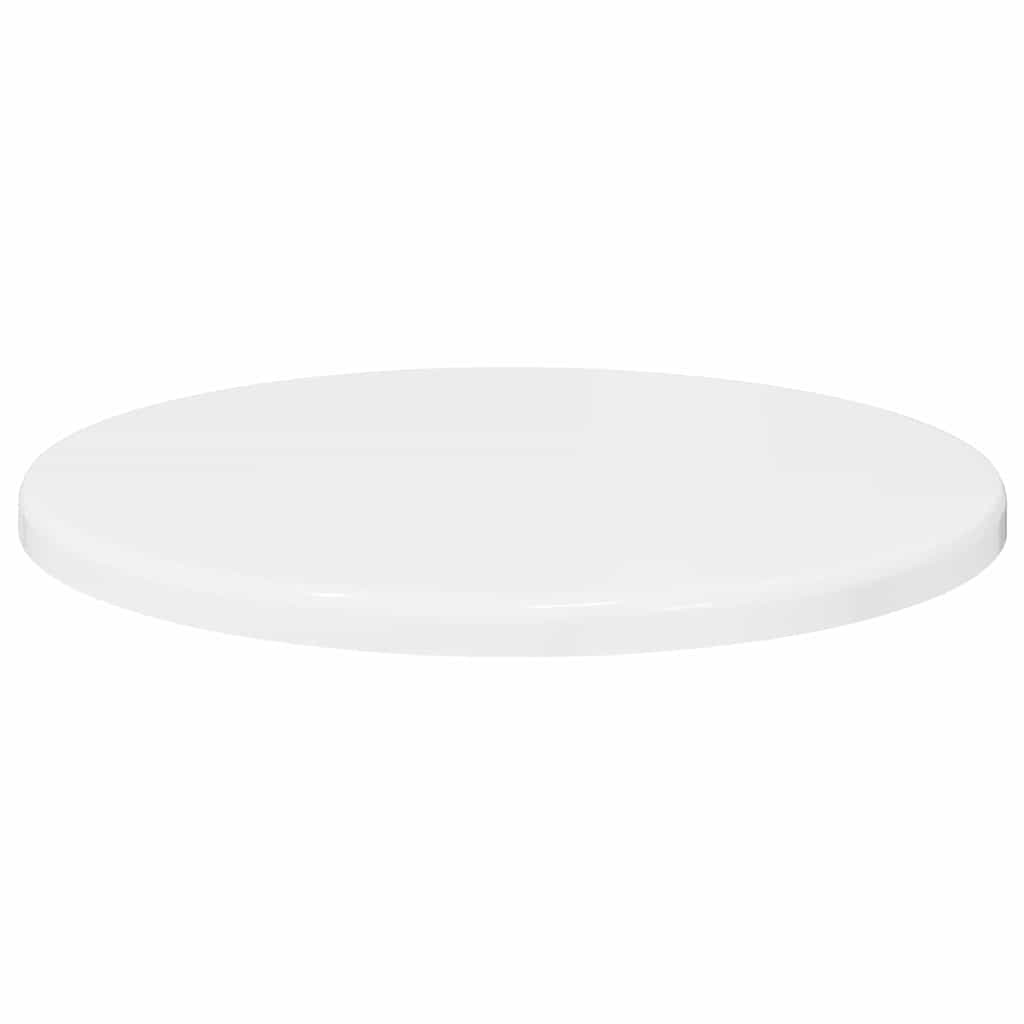 VidaXL Tafelblad Hoogglans wit 30 x 30 x 1.5 cm Bewerkt hout