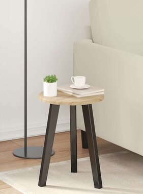 VidaXL Tafelblad Sonoma eiken 30 x 30 x 1.5 cm Bewerkt hout