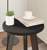 VidaXL Tafelblad Zwart 30 x 30 x 1.5 cm Bewerkt hout