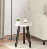 VidaXL Tafelblad Wit 30 x 30 x 1.5 cm Bewerkt hout