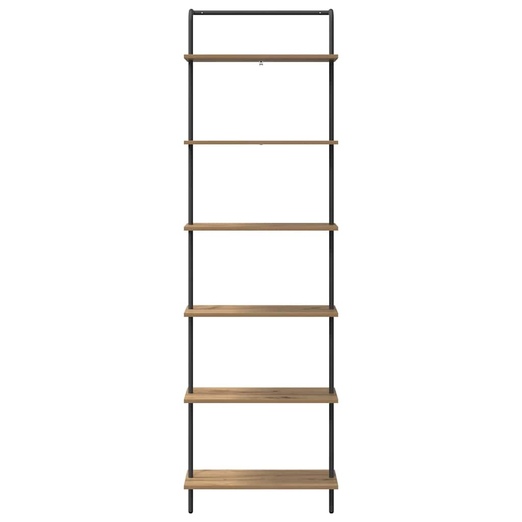 VidaXL Boekenkast artisanaal eikenkleurig 60 x 24 x 203 cm