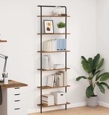 VidaXL Boekenkast Oud hout 60 x 24 x 203 cm Bewerkt hout