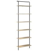 VidaXL Boekenkast Sonoma eiken 60 x 24 x 203 cm Bewerkt hout