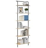 VidaXL Boekenkast Sonoma eiken 60 x 24 x 203 cm Bewerkt hout