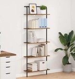 VidaXL Boekenkast Oud hout 60 x 24 x 168 cm Bewerkt hout