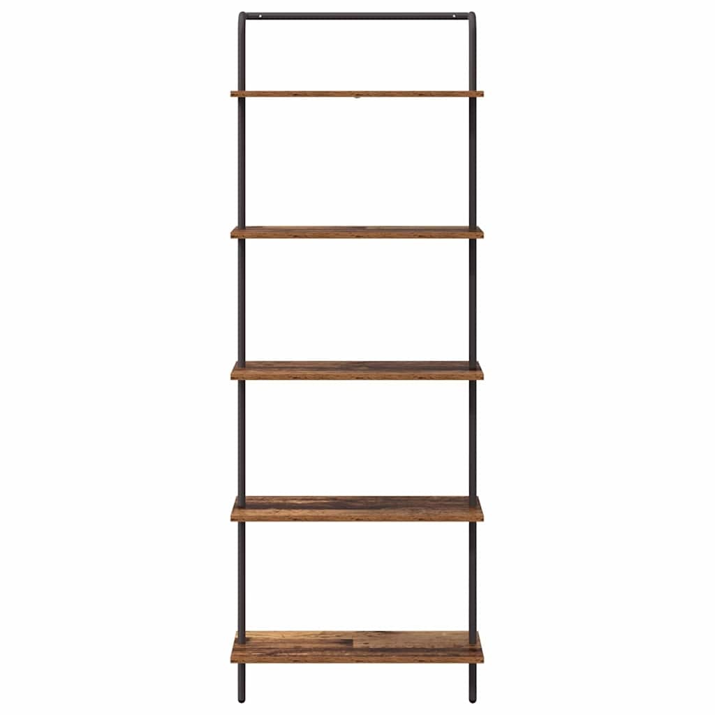 VidaXL Boekenkast Oud hout 60 x 24 x 168 cm Bewerkt hout