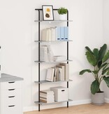 VidaXL Boekenkast Grijs sonoma 60 x 24 x 168 cm Bewerkt hout