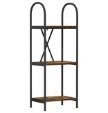 VidaXL Boekenkast Gerookt eiken 40 x 30 x 109 cm Bewerkt hout