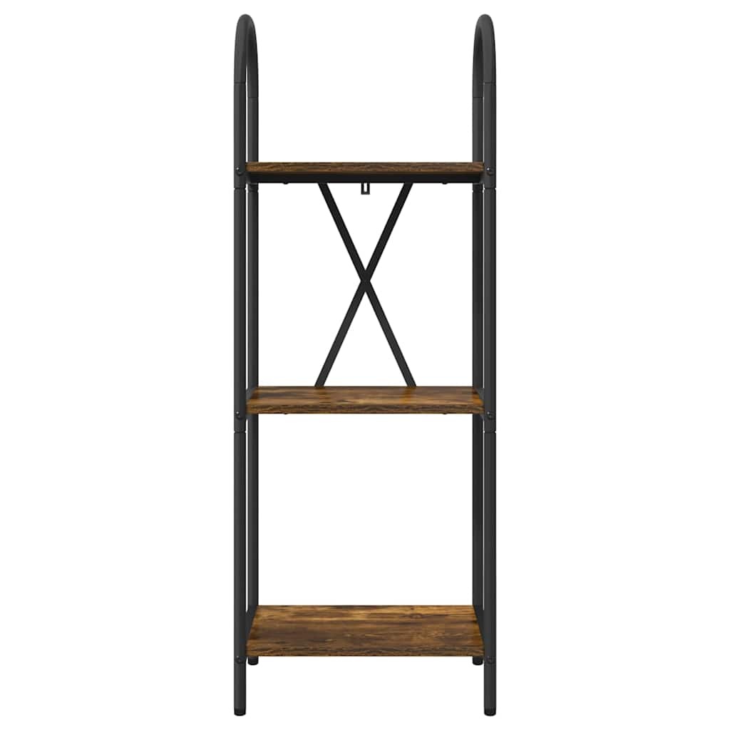 VidaXL Boekenkast Gerookt eiken 40 x 30 x 109 cm Bewerkt hout