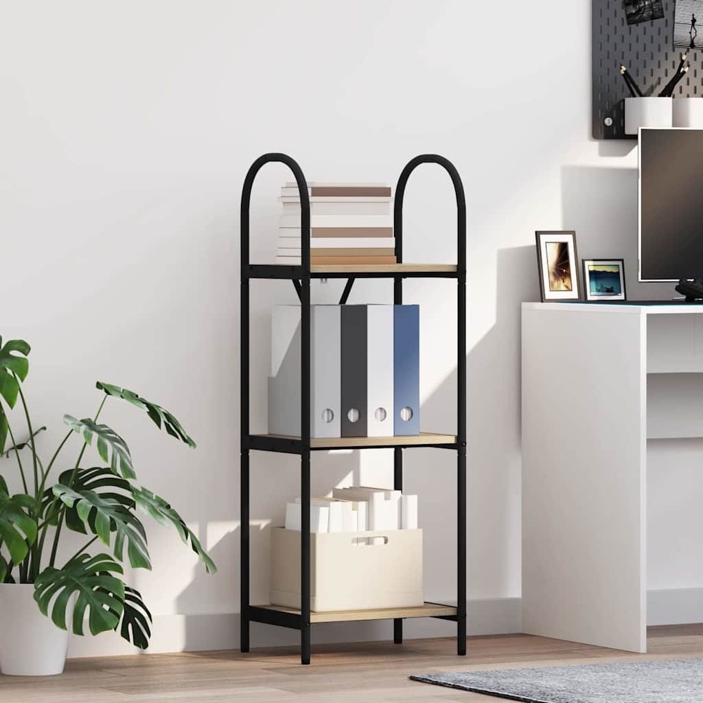 VidaXL Boekenkast Sonoma eiken 40 x 30 x 109 cm Bewerkt hout