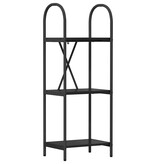 VidaXL Boekenkast Zwart eiken 40 x 30 x 109 cm Bewerkt hout