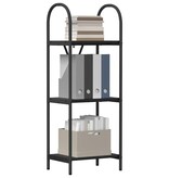 VidaXL Boekenkast Zwart eiken 40 x 30 x 109 cm Bewerkt hout