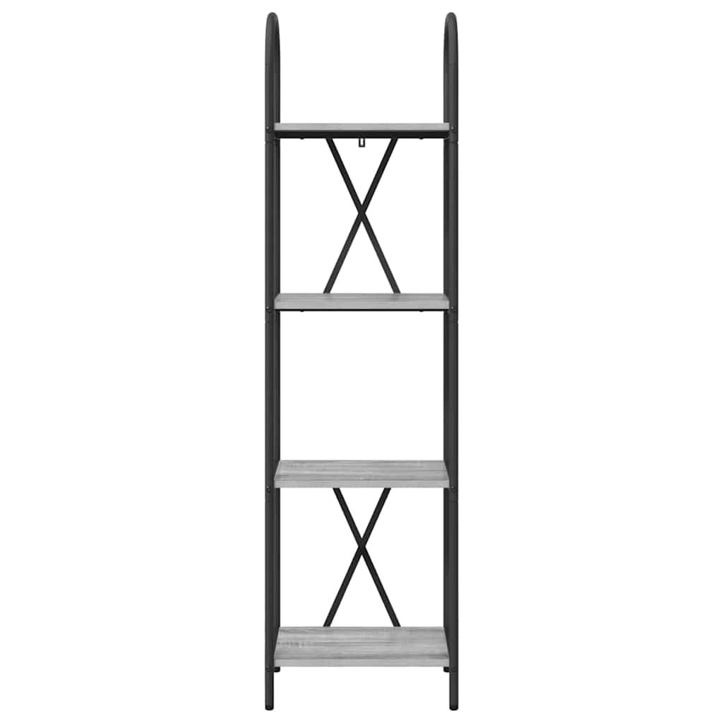 VidaXL Boekenkast Grijs sonoma 40 x 30 x 146 cm Bewerkt hout