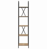 VidaXL Boekenkast artisanaal eikenkleurig 40 x 30 x 183 cm