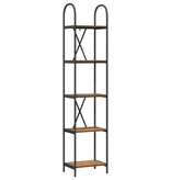 VidaXL Boekenkast Oud hout 40 x 30 x 183 cm Bewerkt hout