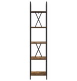 VidaXL Boekenkast Gerookt eiken 40 x 30 x 183 cm Bewerkt hout