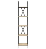 VidaXL Boekenkast Sonoma eiken 40 x 30 x 183 cm Bewerkt hout