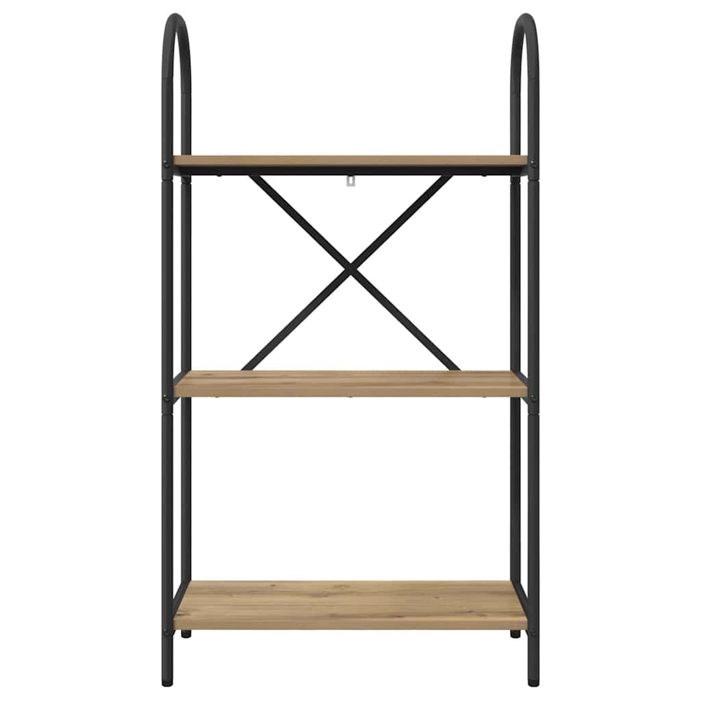 VidaXL Boekenkast artisanaal eikenkleurig 60 x 30 x 109 cm