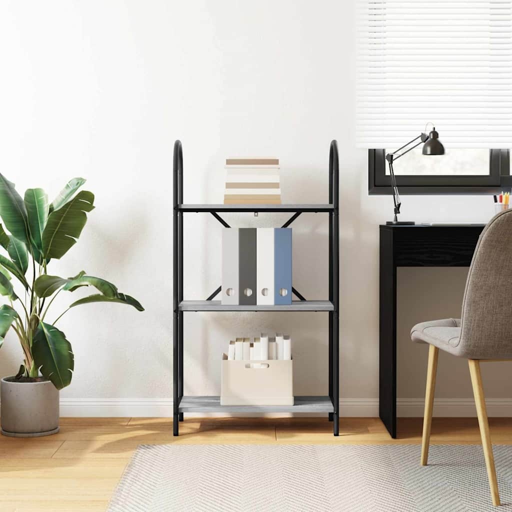 VidaXL Boekenkast Grijs sonoma 60 x 30 x 109 cm Bewerkt hout