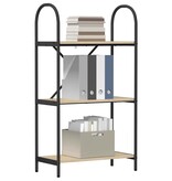 VidaXL Boekenkast Sonoma eiken 60 x 30 x 109 cm Bewerkt hout