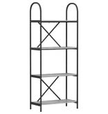 VidaXL Boekenkast Grijs sonoma 60 x 30 x 146 cm Bewerkt hout