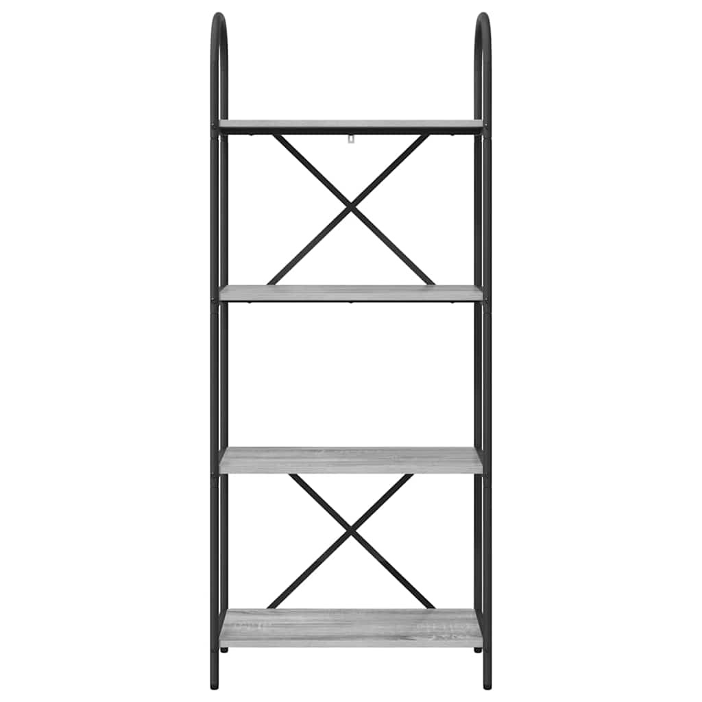 VidaXL Boekenkast Grijs sonoma 60 x 30 x 146 cm Bewerkt hout