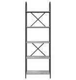 VidaXL Boekenkast Grijs sonoma 60 x 30 x 183 cm Bewerkt hout