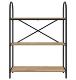 VidaXL Boekenkast artisanaal eikenkleurig 80 x 30 x 109 cm