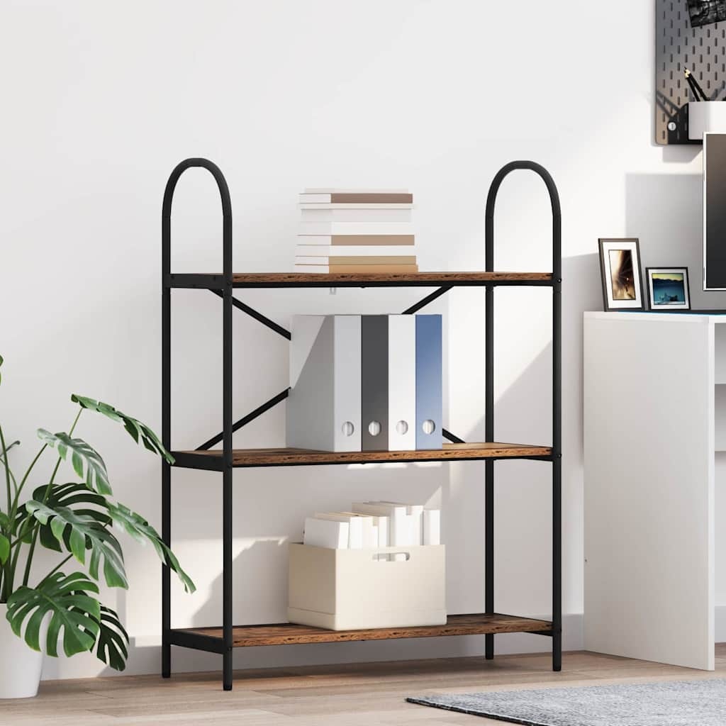 VidaXL Boekenkast Oud hout 80 x 30 x 109 cm Bewerkt hout