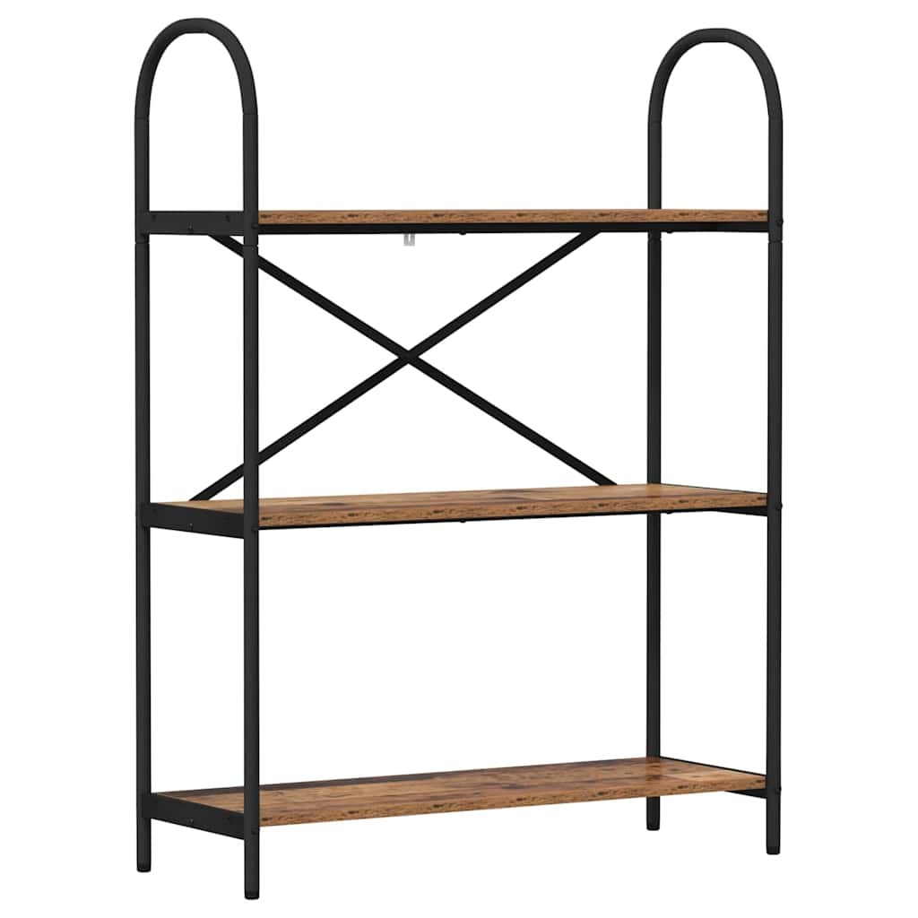 VidaXL Boekenkast Oud hout 80 x 30 x 109 cm Bewerkt hout