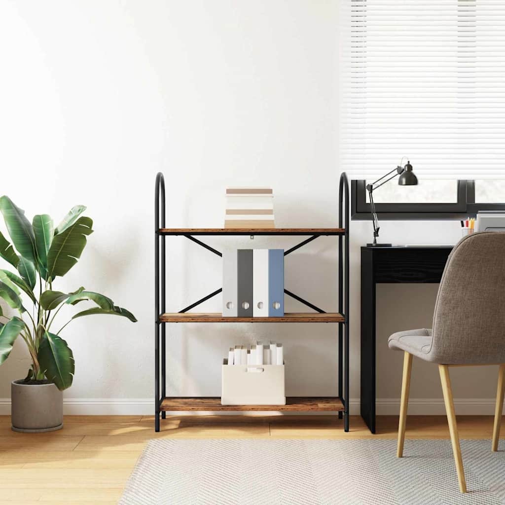 VidaXL Boekenkast Oud hout 80 x 30 x 109 cm Bewerkt hout