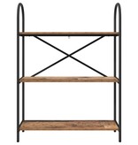 VidaXL Boekenkast Oud hout 80 x 30 x 109 cm Bewerkt hout