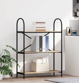 VidaXL Boekenkast Sonoma eiken 80 x 30 x 109 cm Bewerkt hout