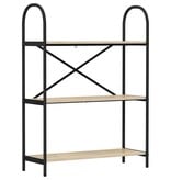 VidaXL Boekenkast Sonoma eiken 80 x 30 x 109 cm Bewerkt hout