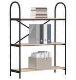 VidaXL Boekenkast Sonoma eiken 80 x 30 x 109 cm Bewerkt hout