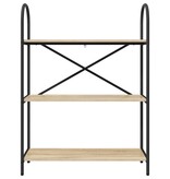 VidaXL Boekenkast Sonoma eiken 80 x 30 x 109 cm Bewerkt hout