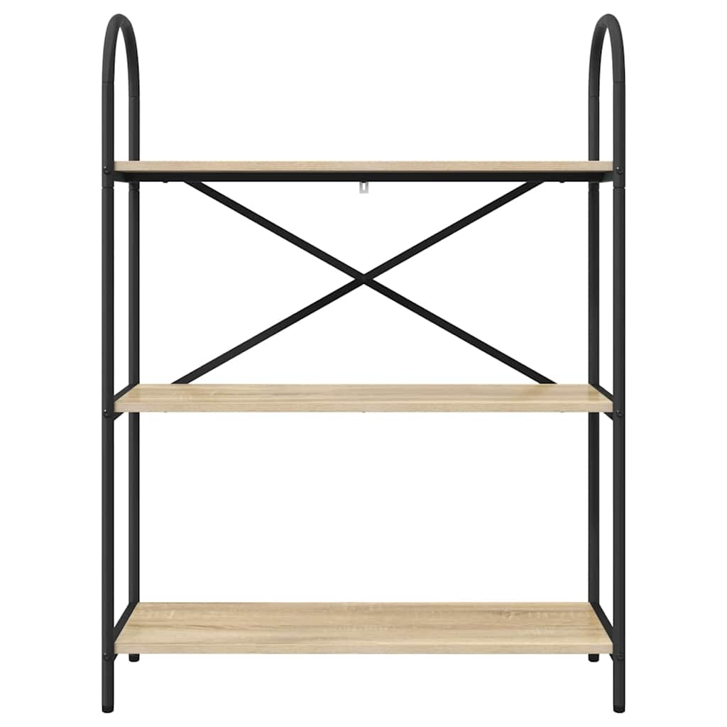 VidaXL Boekenkast Sonoma eiken 80 x 30 x 109 cm Bewerkt hout