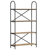 VidaXL Boekenkast artisanaal eikenkleurig 80 x 30 x 146 cm