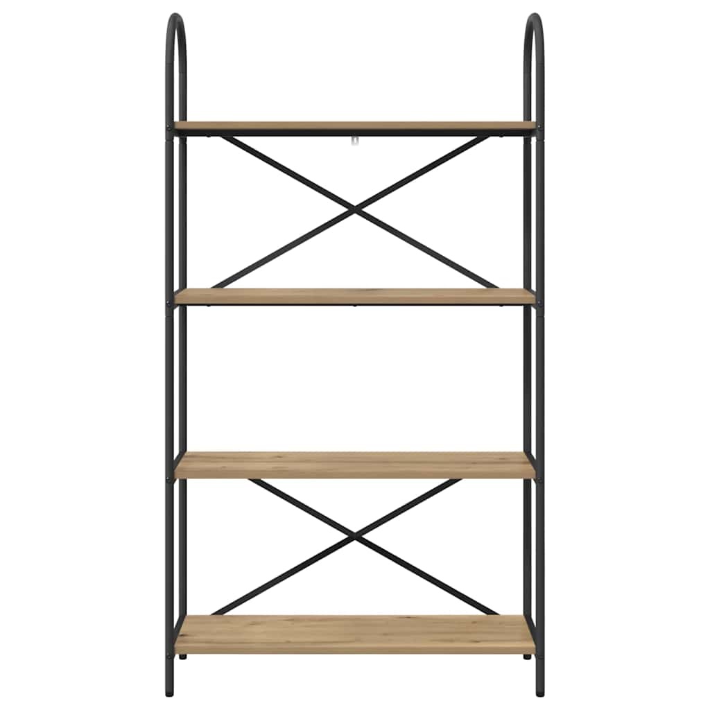 VidaXL Boekenkast artisanaal eikenkleurig 80 x 30 x 146 cm