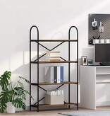 VidaXL Boekenkast Oud hout 80 x 30 x 146 cm Bewerkt hout