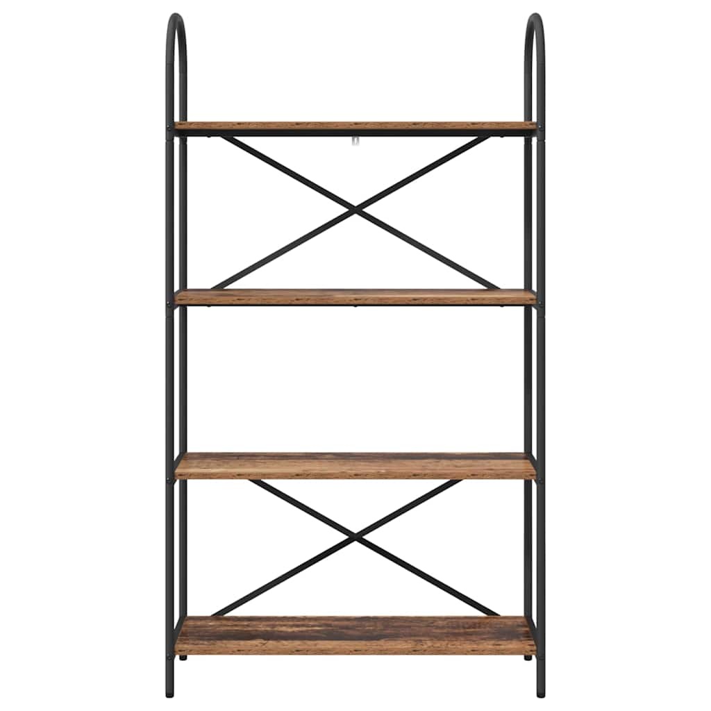 VidaXL Boekenkast Oud hout 80 x 30 x 146 cm Bewerkt hout