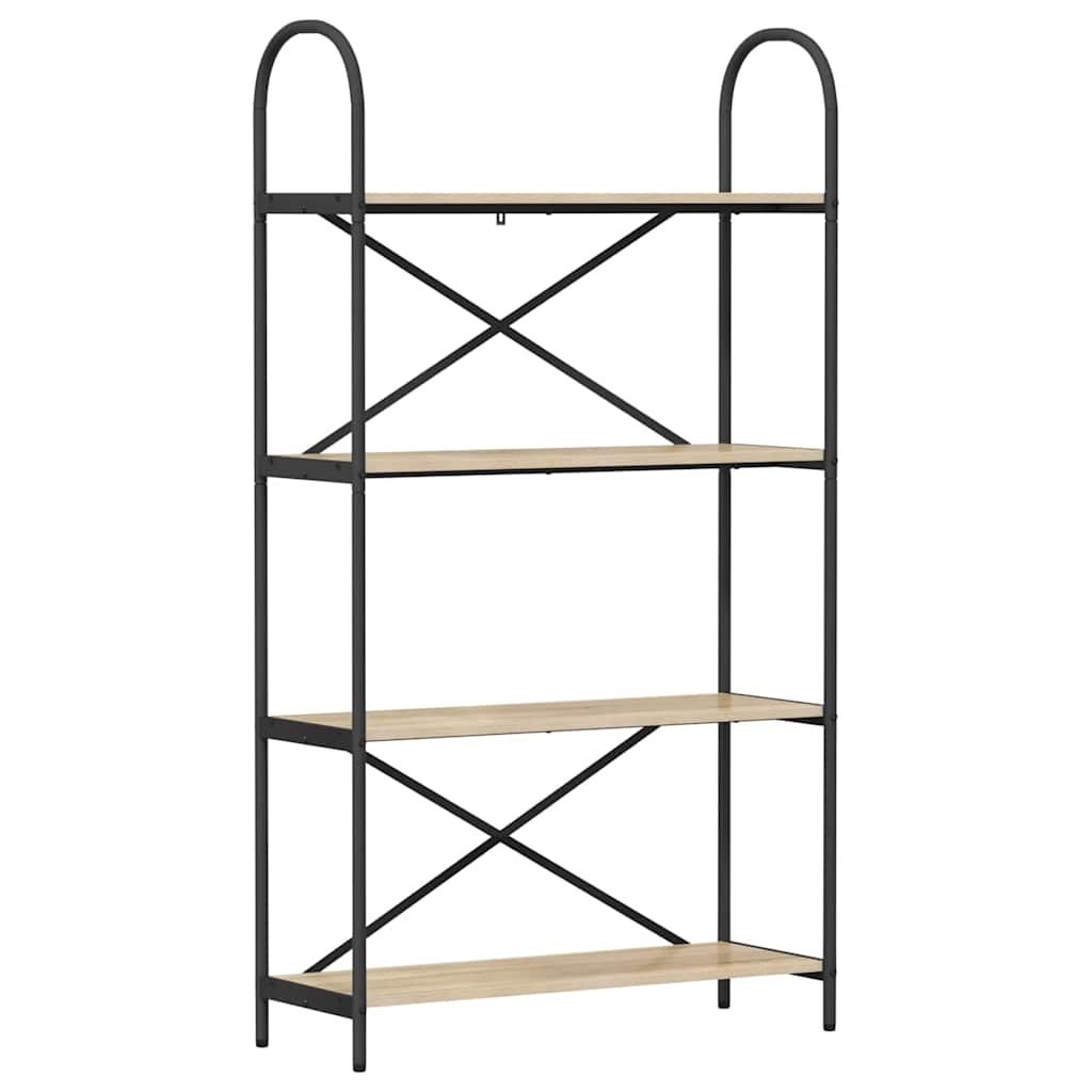 VidaXL Boekenkast Sonoma eiken 80 x 30 x 146 cm Bewerkt hout