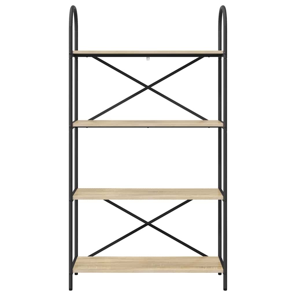 VidaXL Boekenkast Sonoma eiken 80 x 30 x 146 cm Bewerkt hout